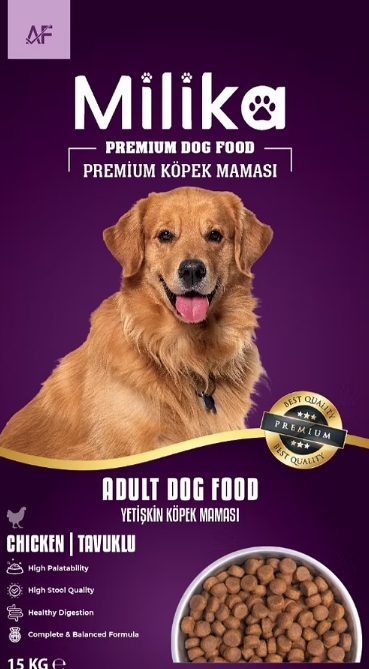 Milika Adult Dog Food 15 kg Lamb
